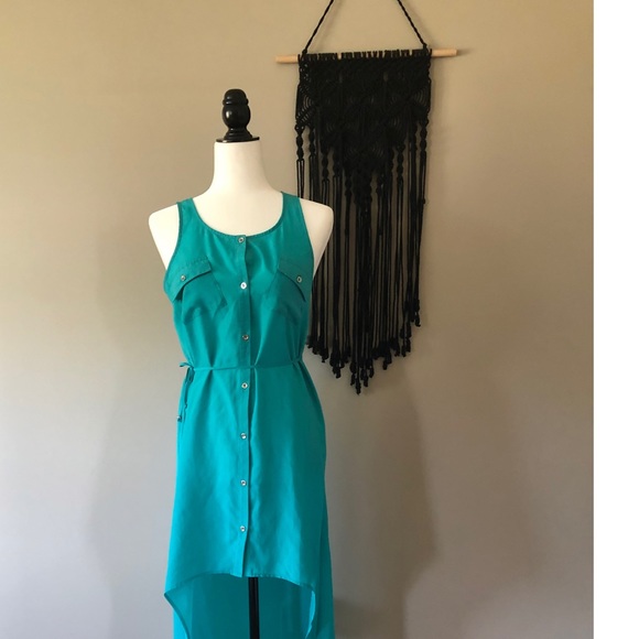 Mia melon high low tunic / dress - Picture 2 of 12
